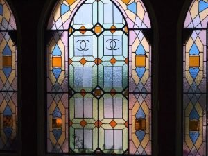 The windows of Château de Crémat