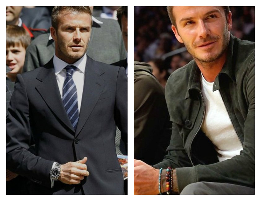 david beckham collage