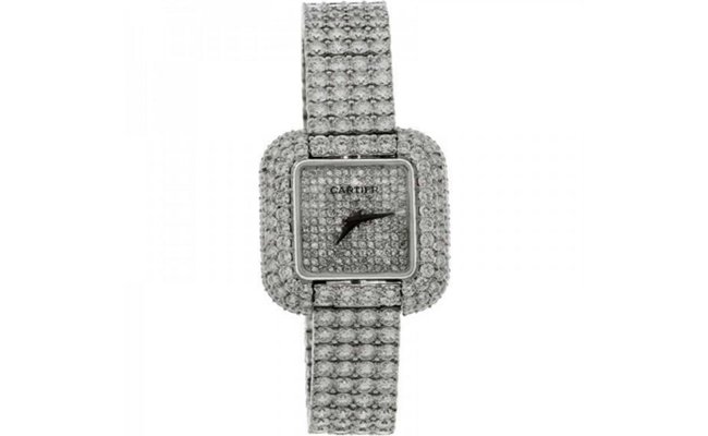 cartier diamond watch