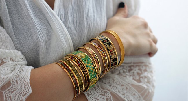 enamel bracelets