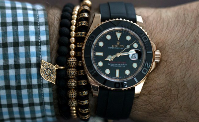 rolex and bracelets