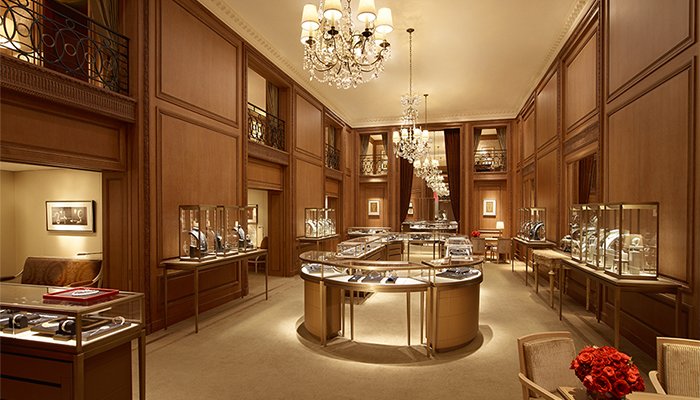 The Oak Room at the Cartier Mansion on Fifth Avenue.