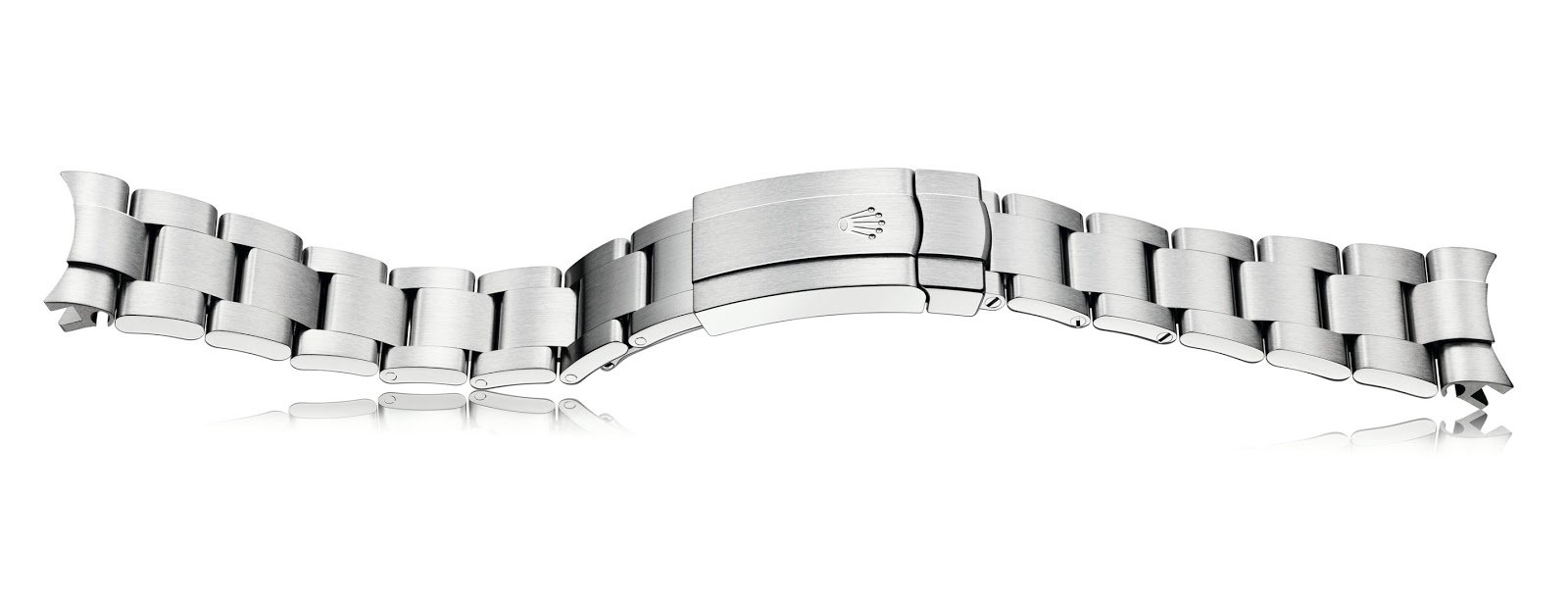 Rolex's signature Oysterclasp. Courtesy of Rolex.