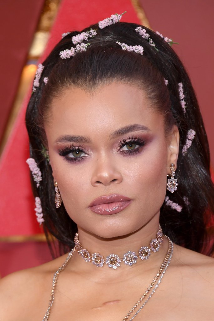 Andra-Day-Hair-Makeup-Oscars-2018