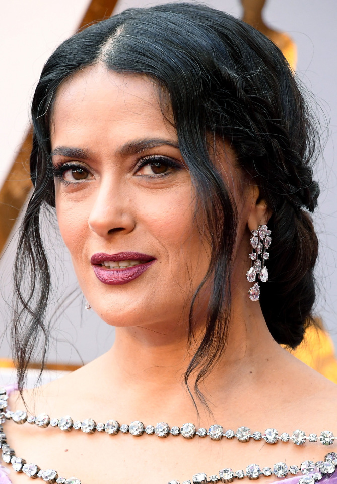 HOLLYWOOD, CA - MARCH 04: Salma Hayek Pinault attends the 90th Annual Academy Awards at Hollywood & Highland Center on March 4, 2018 in Hollywood, California. (Photo by Steve Granitz/WireImage)