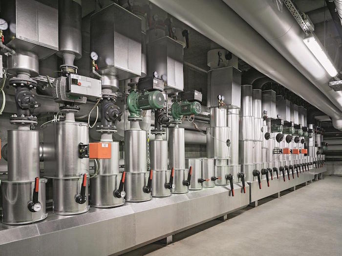 A. Lange & Sohne has implemented one of the largest geothermal plants in its new workshops to control air quality and temperature year round without using outside energy and staying carbon free. 