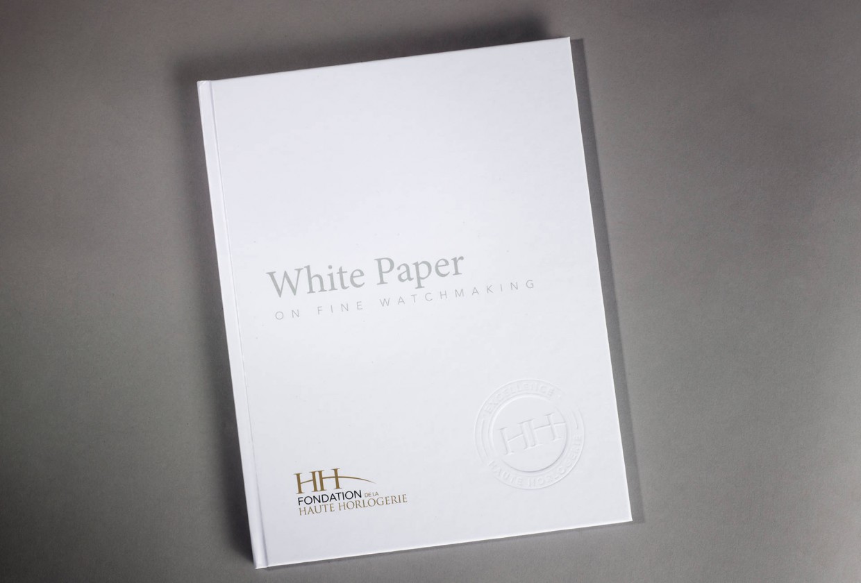 The Fondation de la Haute Horlogerie has issued guidelines for haute horology in the form of the White Paper on Fine Watchmaking. 