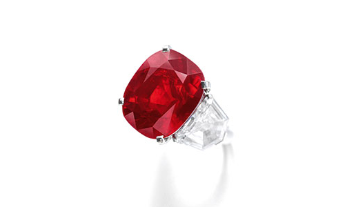 The Sunrise Ruby and Diamond Ring by Cartier