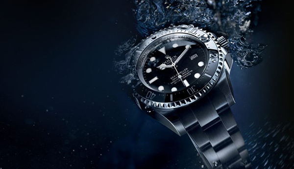 Rolex Watch in Water