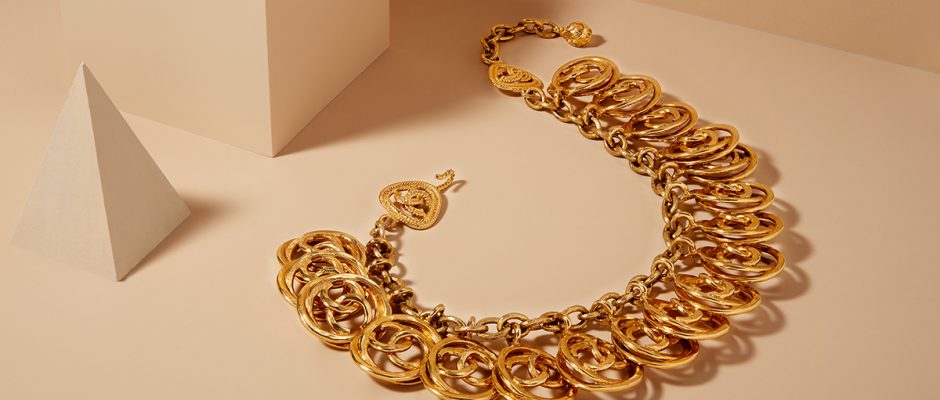 Chanel Logo Chain Necklace