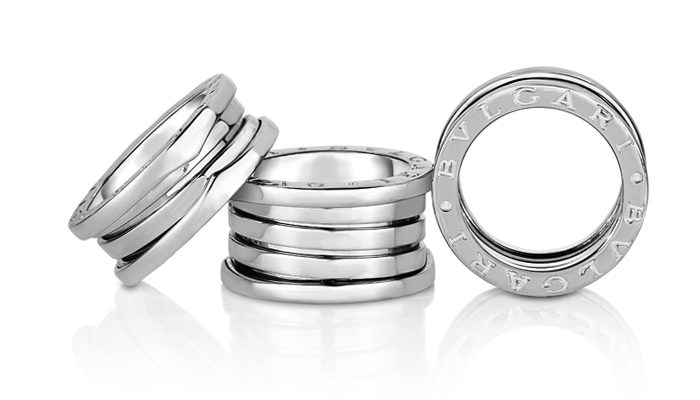 Bulgari B.Zero1 Rings in White Gold