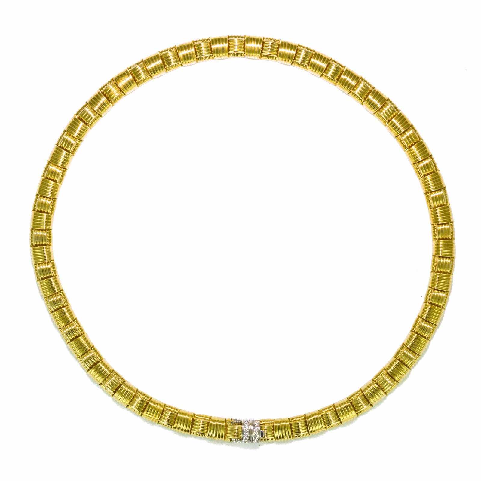 Roberto Coin Appassionata 18K Yellow Gold Diamond Necklace