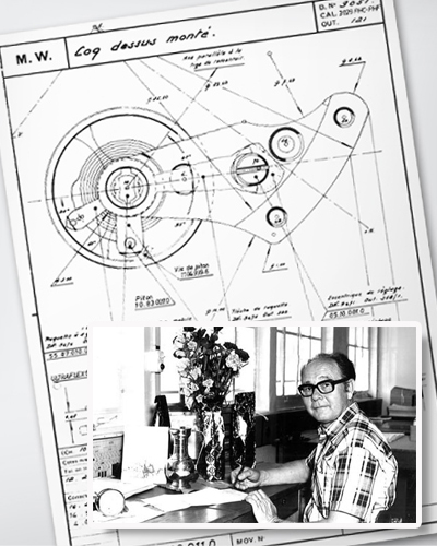 Zenith watchmaker Charles Vermot and the original plans for the Zenith El Primero