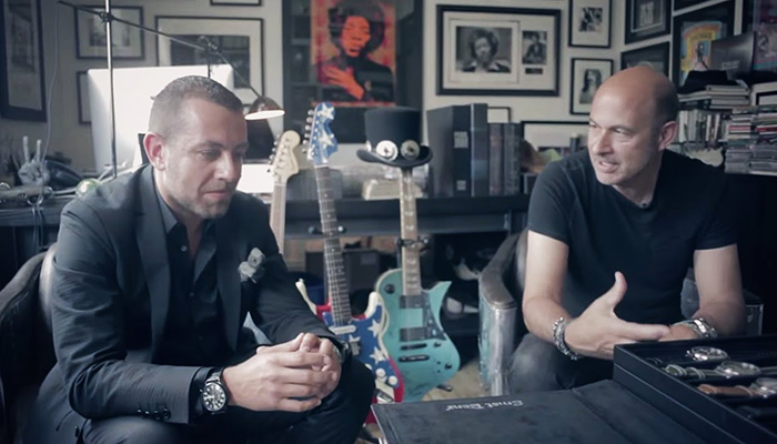 Leonid Khankin with Fashion Designer John Varvatos