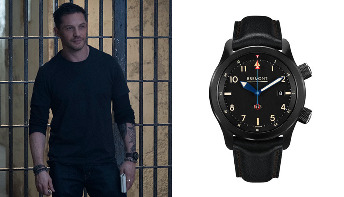 Tom Hardy in Venom wearing a Bremont watch