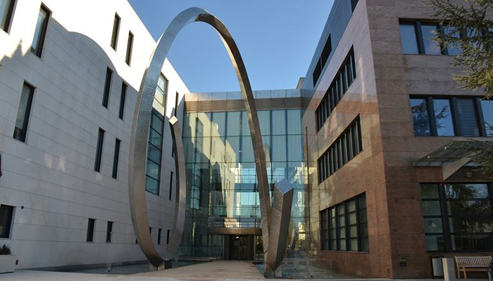 Entrance to the Patek Philippe Manufacture in Plan-Les-Ouates, Switzerland. Image by Eve's Watch.