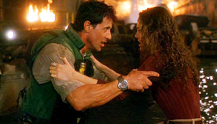 Actor Sylvester Stallone wears the Pre-Vendome Panerai in his 1996 film Daylight.