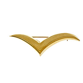 Tiffany & Co. 18K Yellow Gold Dove Seagull Pin Brooch