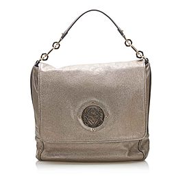 Anagram Leather Shoulder Bag