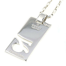 GUCCI 925 Silver Necklace LXGBKT-523