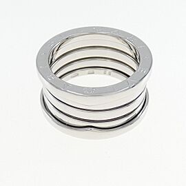 Bvlgari B.zero1 4 Band 18k White Gold Ring LXGKM-225