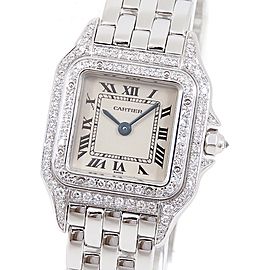 CARTIER PANTHERE 22mm 18K White Gold ~1TCW DIAMONDS Watch