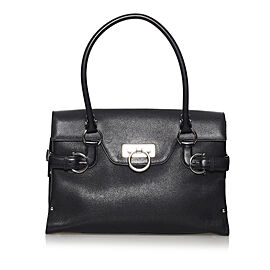 Ferragamo Gancini Leather Handbag