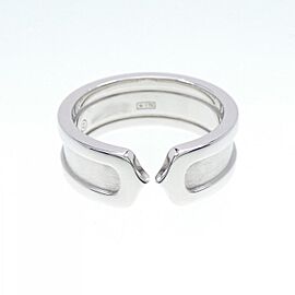 Cartier 18K white Gold C2 US 5 Ring E0785