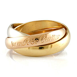 CARTIER : 18K Yellow , white ,Pink Gold Ring US 4.5 ,EU 48 LXKG-383