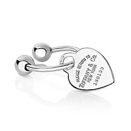 Tiffany & Co. Heart Charm Key Ring