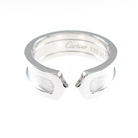 Cartier 18K white Gold C2 Small Ring LXGYMK-560