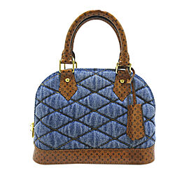 Louis Vuitton Reverse Denim Monogram Malletage Alma BB