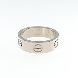 Cartier 18K white Gold Love US 6 Ring E0930