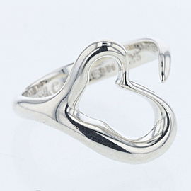 TIFFANY & Co 925 Silver Open heart Ring LXGBKT-947