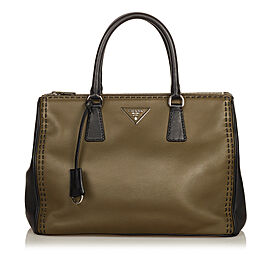 Prada City Calf Double Zip Handbag