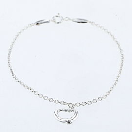 TIFFANY & Co 925 Silver Open heart bracelet LXGBKT-1202