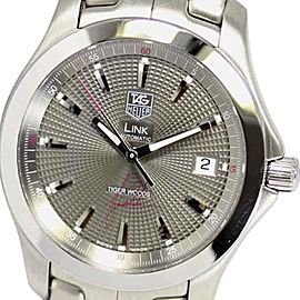 Tag Heuer Link Stainless Steel Quartz 39mm Mens Watch