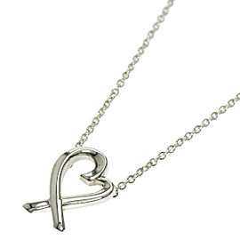 Tiffany & Co 925 Silver Open heart Necklace QJLXG-1324