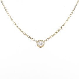 Cartier 18k Yellow Gold Diamant Leger Small Necklace LXGYMK-75