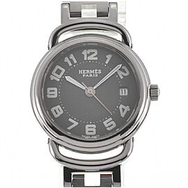 HERMES Pullman Stainless Steel/Stainless Steel Quartz Watch LXGH-251