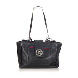 Bvlgari Leather Tote Bag