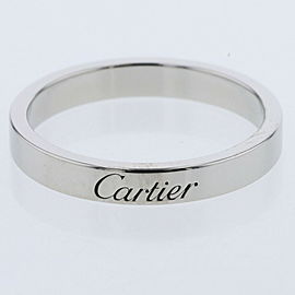 CARTIER 950 Platinum C Do Engraved Ring LXGBKT-1019