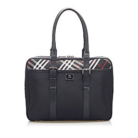 Nova Check Nylon Business Bag