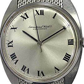 IWC Stainless Steel Hand-Winding 19mm Mens Watch