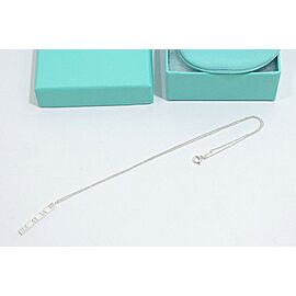 Tiffany & Co Sterling Silver Atlas Bar Necklace Lxmda-182