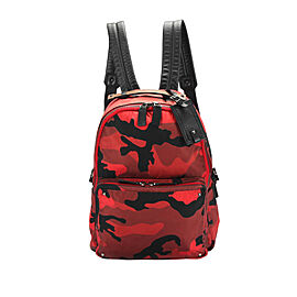 Valentino Camouflage Nylon Backpack