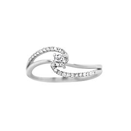 18k White Gold and Diamond Ring