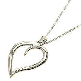 TIFFANY & Co 925 Silver Open leaf Necklace QJLXG-1562