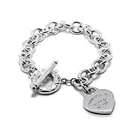 Tiffany & Co. Heart Tag Charm Bracelet with Toggle