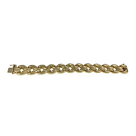 Yellow Gold Women Link Bracelet